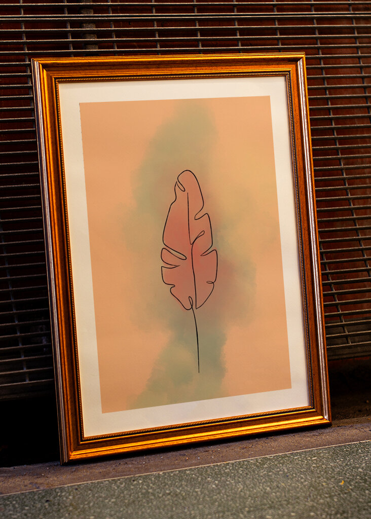 Minimální listová kresba