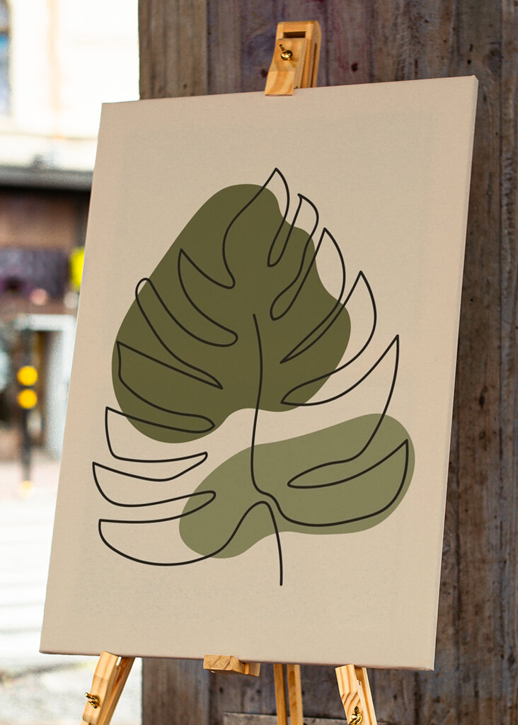 Abstraktní listové umění