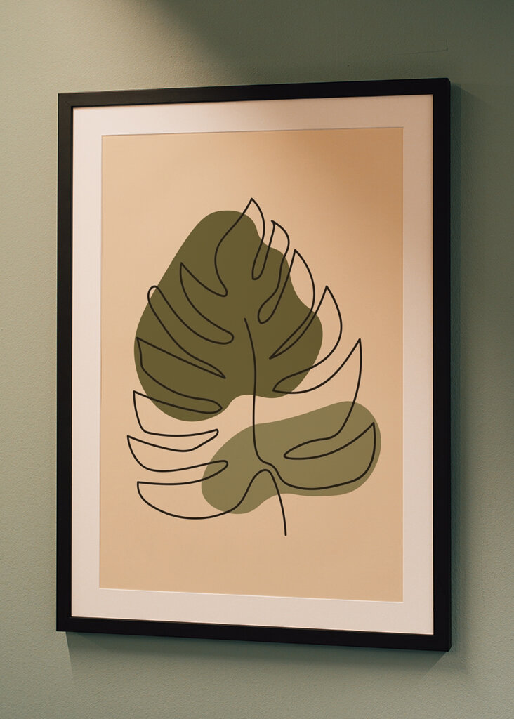 Abstraktní listové umění