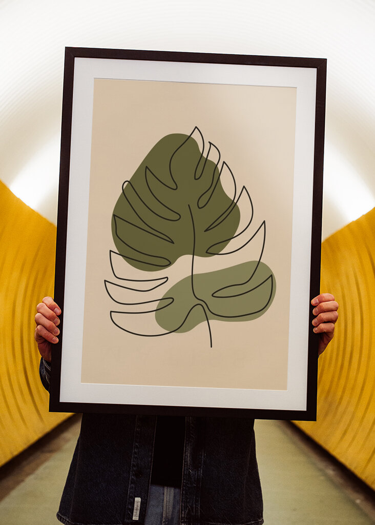 Abstraktní listové umění