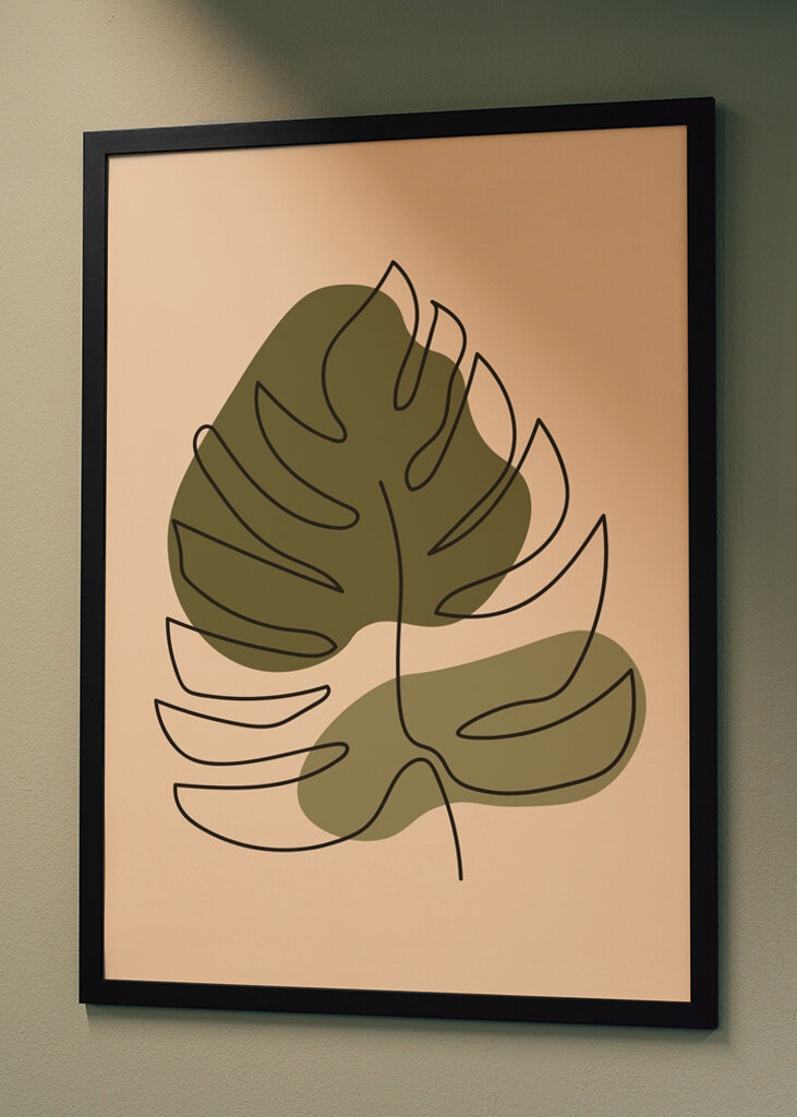 Abstraktní listové umění