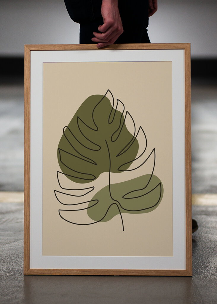 Abstraktní listové umění