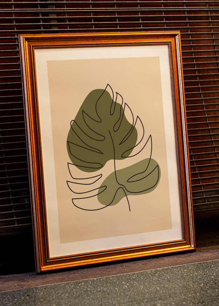 Abstraktní listové umění