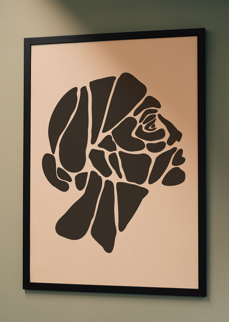 Abstrakte Profilkunst