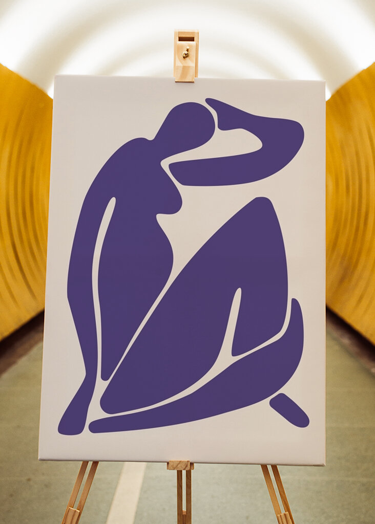 Kék alak tanulmány