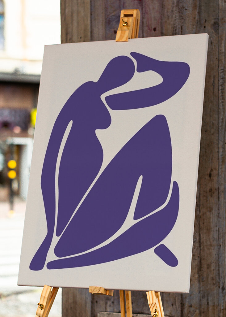 Kék alak tanulmány