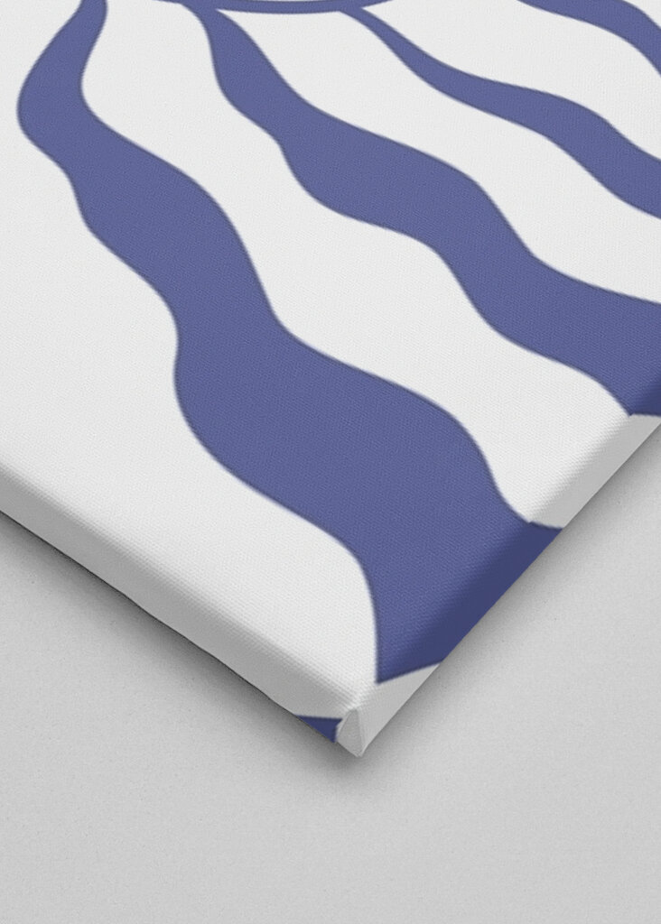 Blå abstrakte bølger