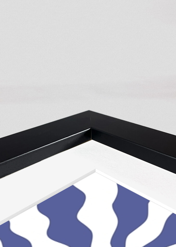 Blå abstrakte bølger