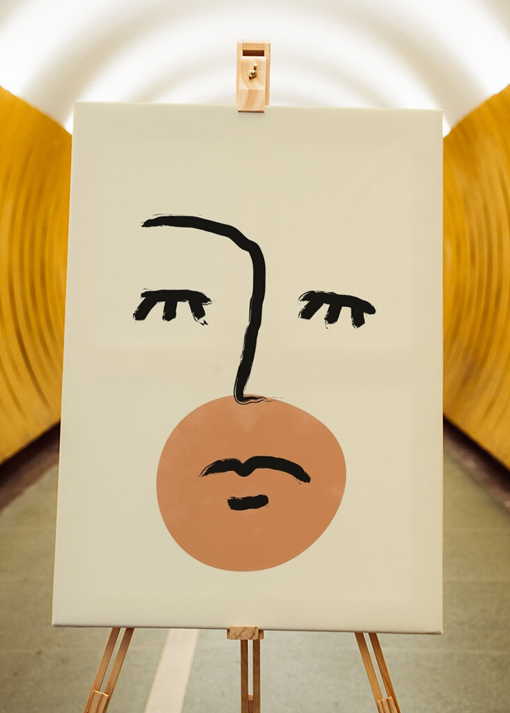 Minimální kresba obličeje