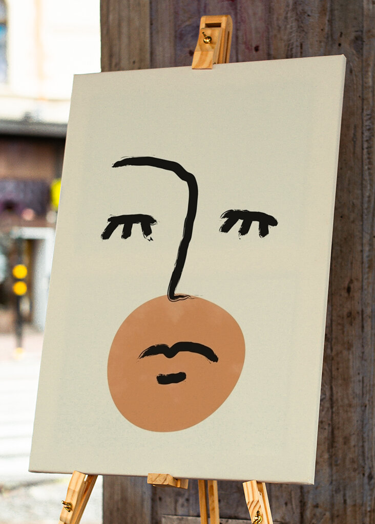 Minimální kresba obličeje