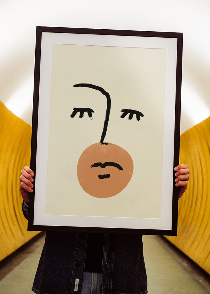 Minimální kresba obličeje