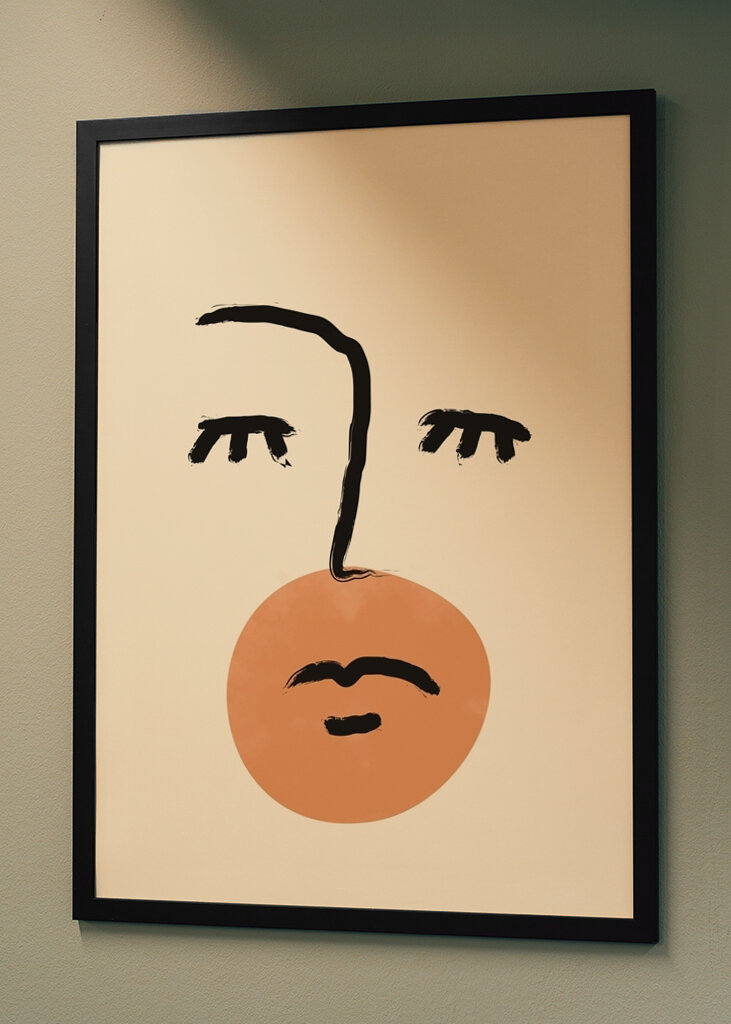 Minimální kresba obličeje