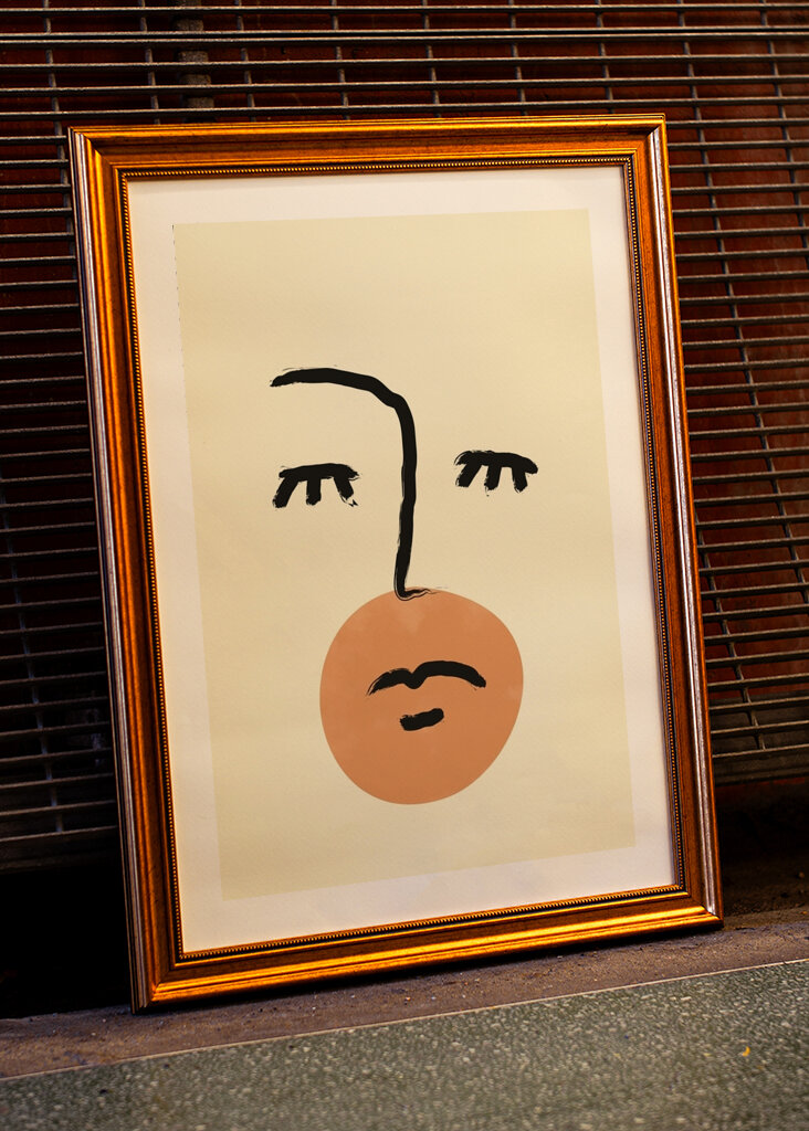 Minimální kresba obličeje