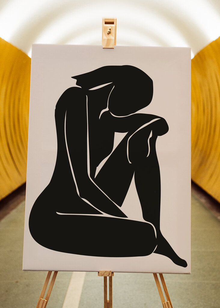 Silhouette Gelassenheit