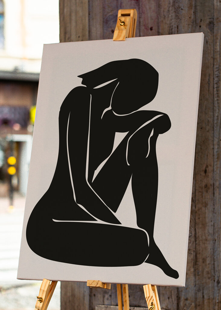 Silhouette Gelassenheit