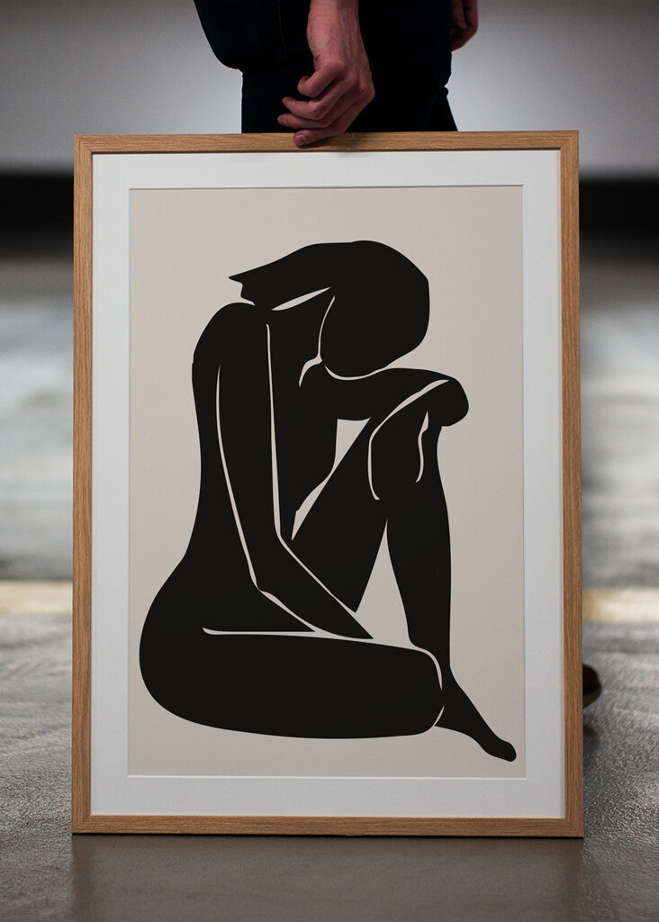 Silhouette Gelassenheit