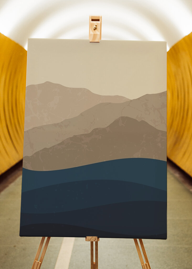 Serene Mountain Vista