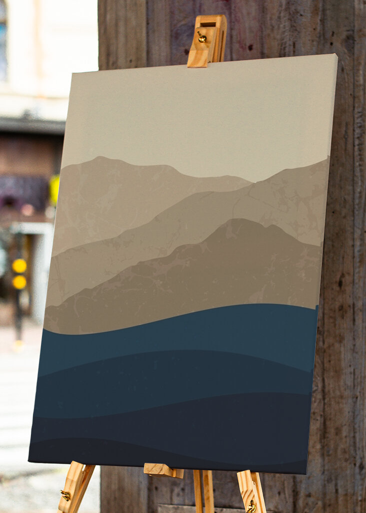 Serene Mountain Vista