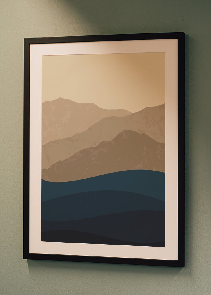 Serene Mountain Vista