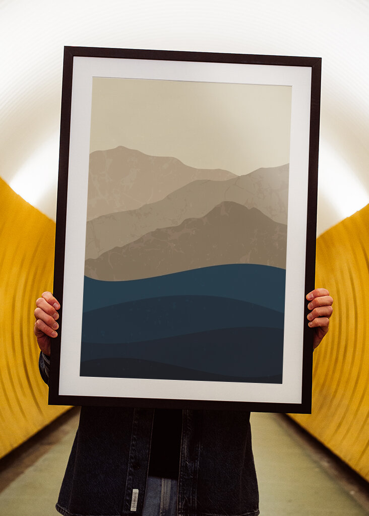 Serene Mountain Vista