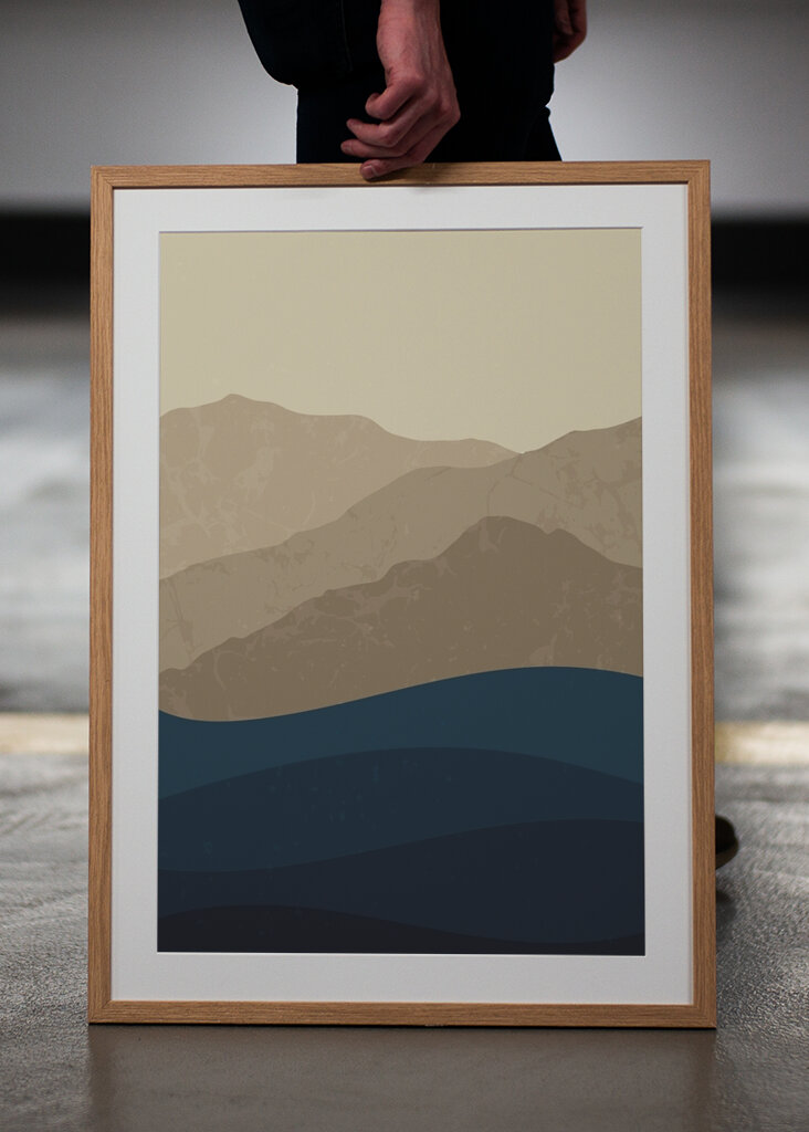 Serene Mountain Vista