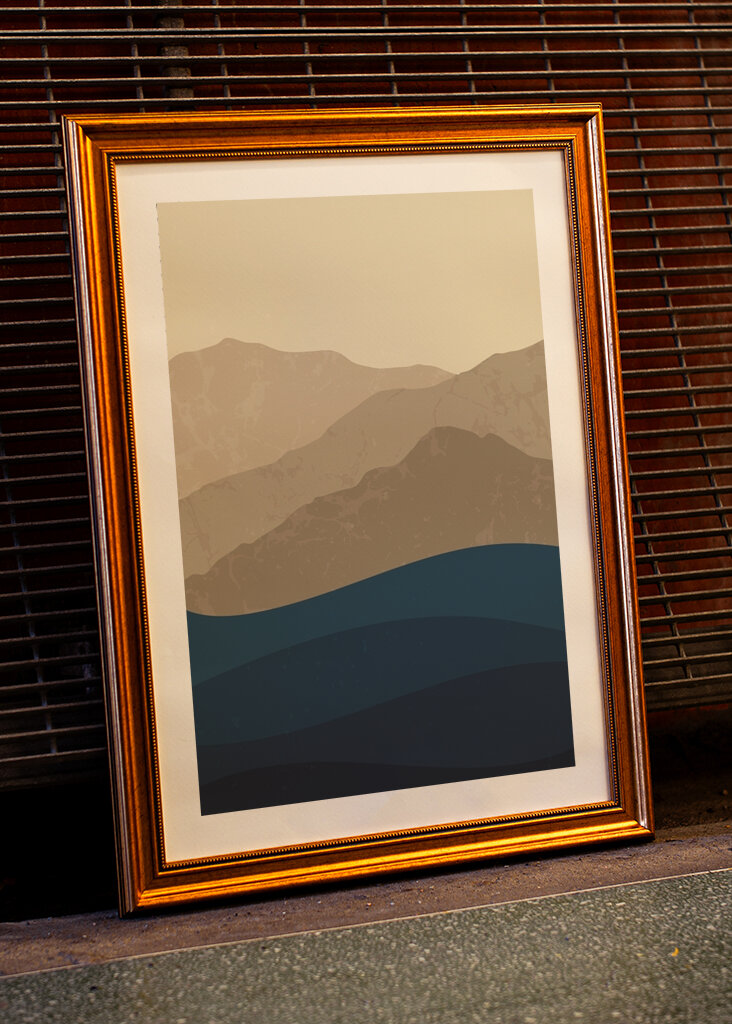 Serene Mountain Vista