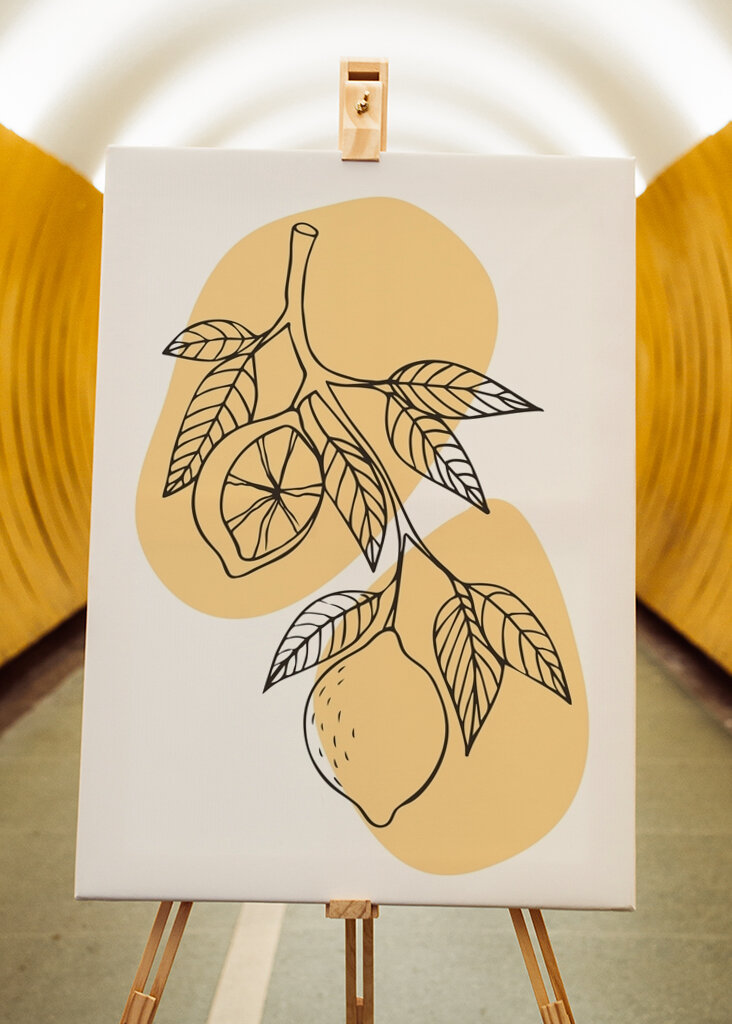 Lemon Art Linework