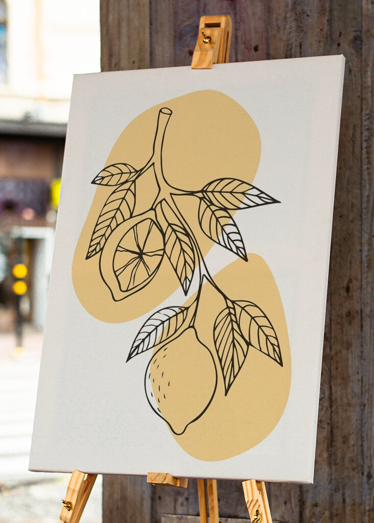 Lemon Art Linework