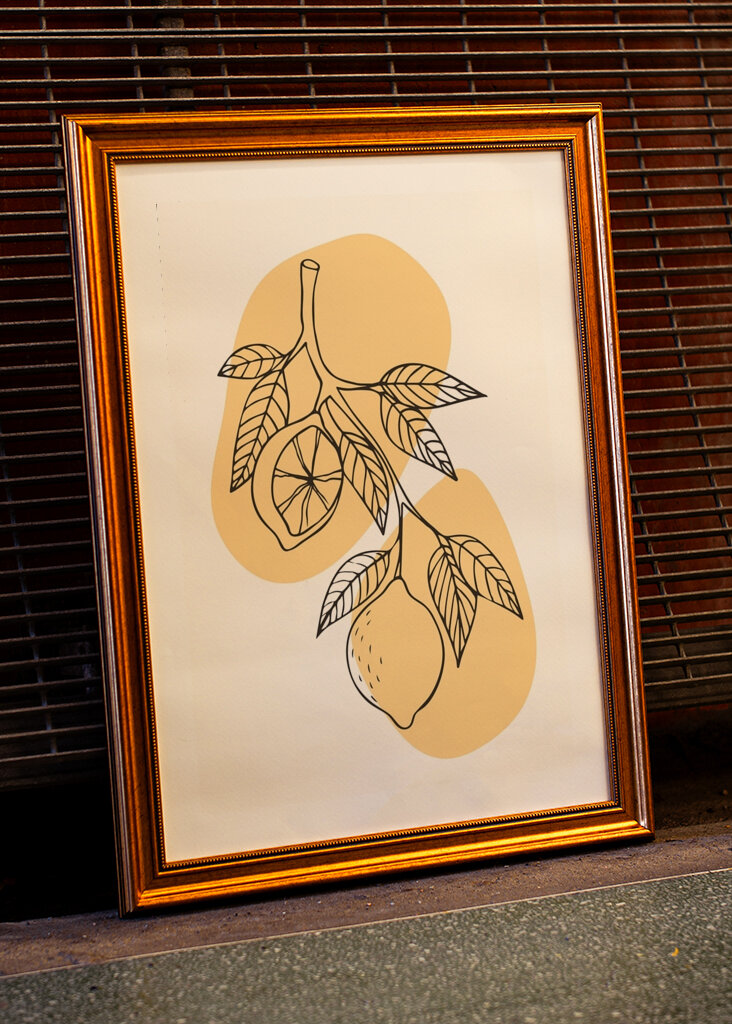 Lemon Art Linework