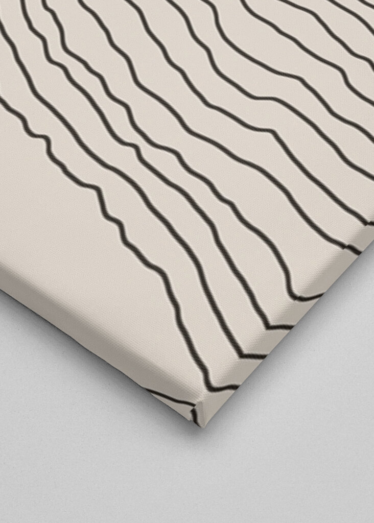 Fließende Linien Kunst