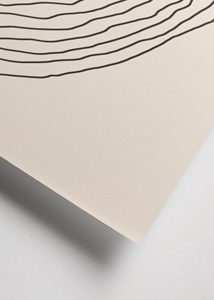 Fließende Linien Kunst