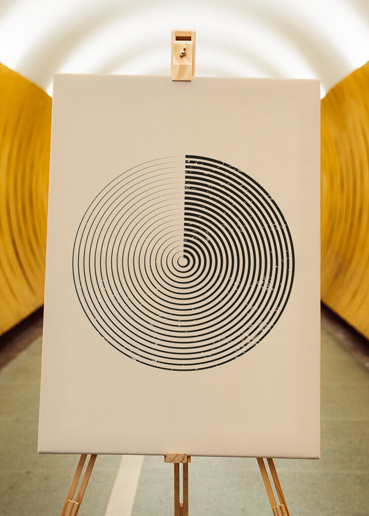 Minimal Spiral Art