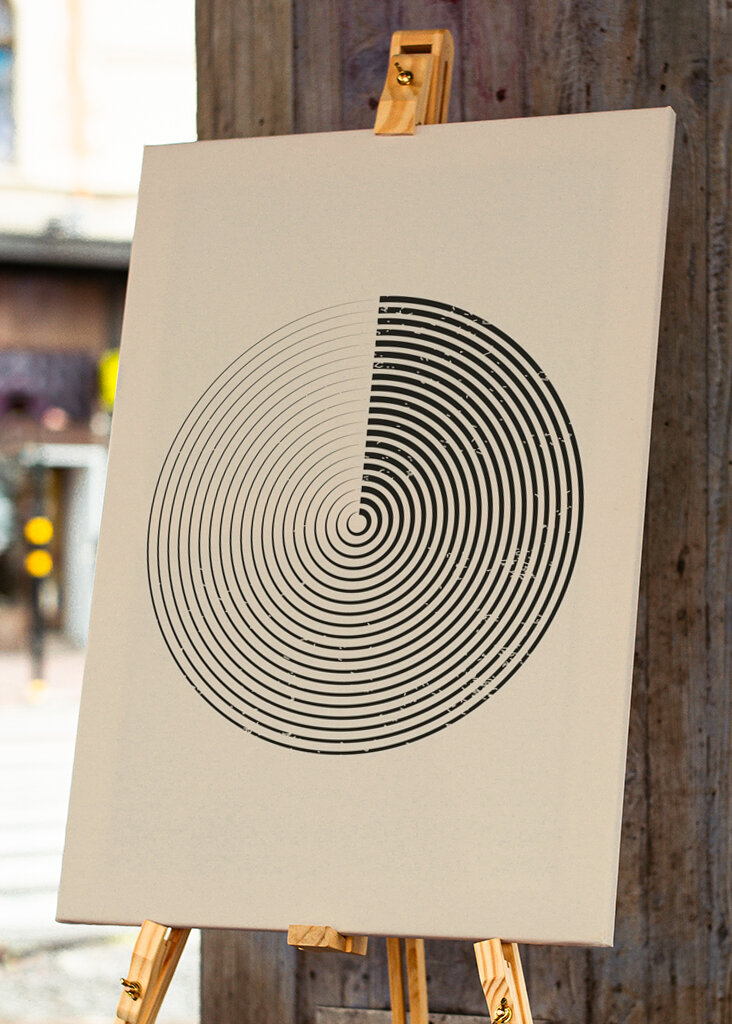Minimal Spiral Art