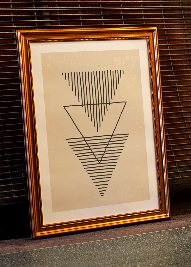 Geometriska Linjer, Konst