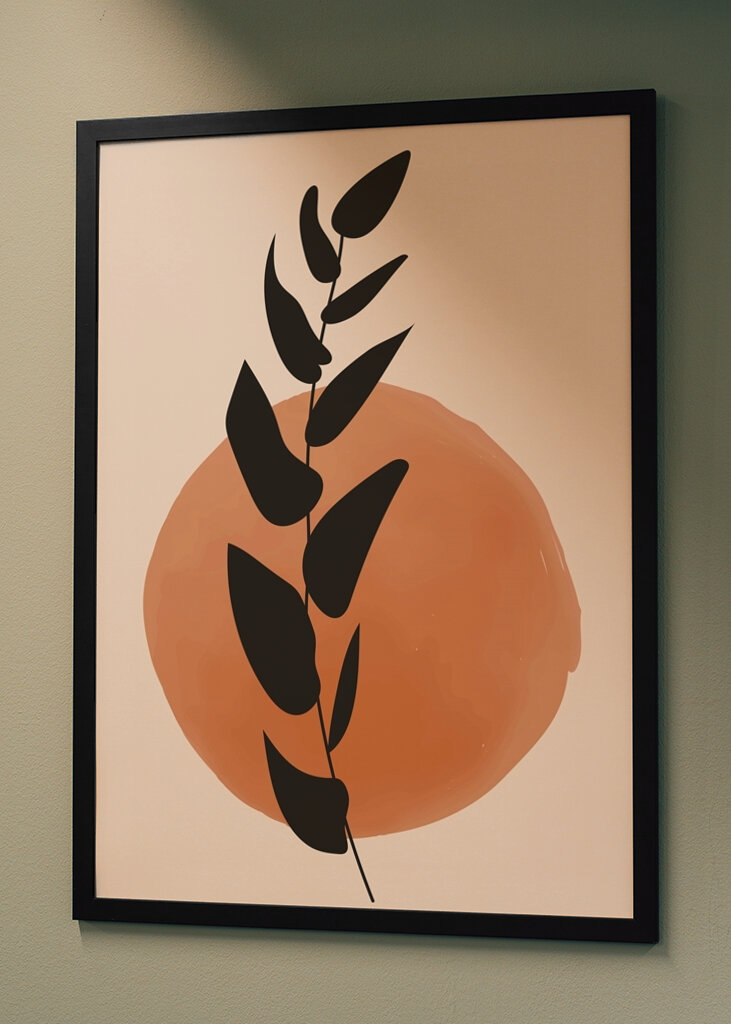 Vehreä siluettitaide