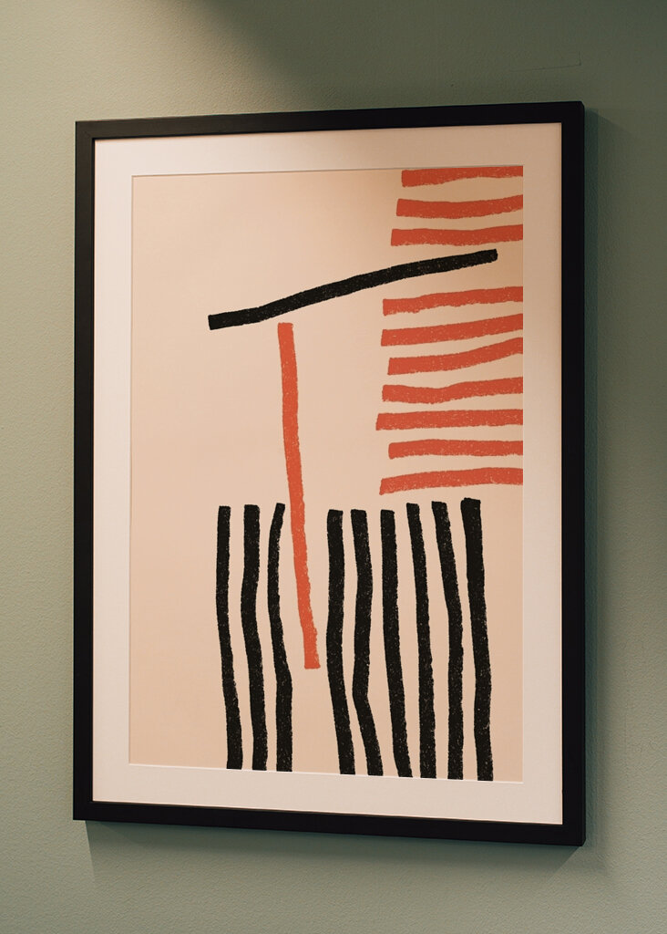 Kühne Strichzeichnungen