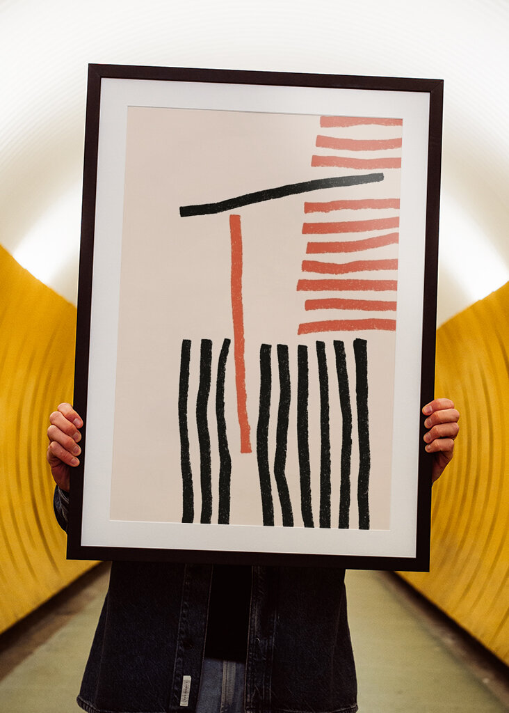 Kühne Strichzeichnungen