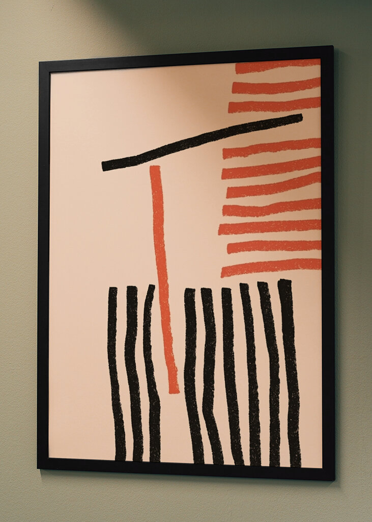 Kühne Strichzeichnungen