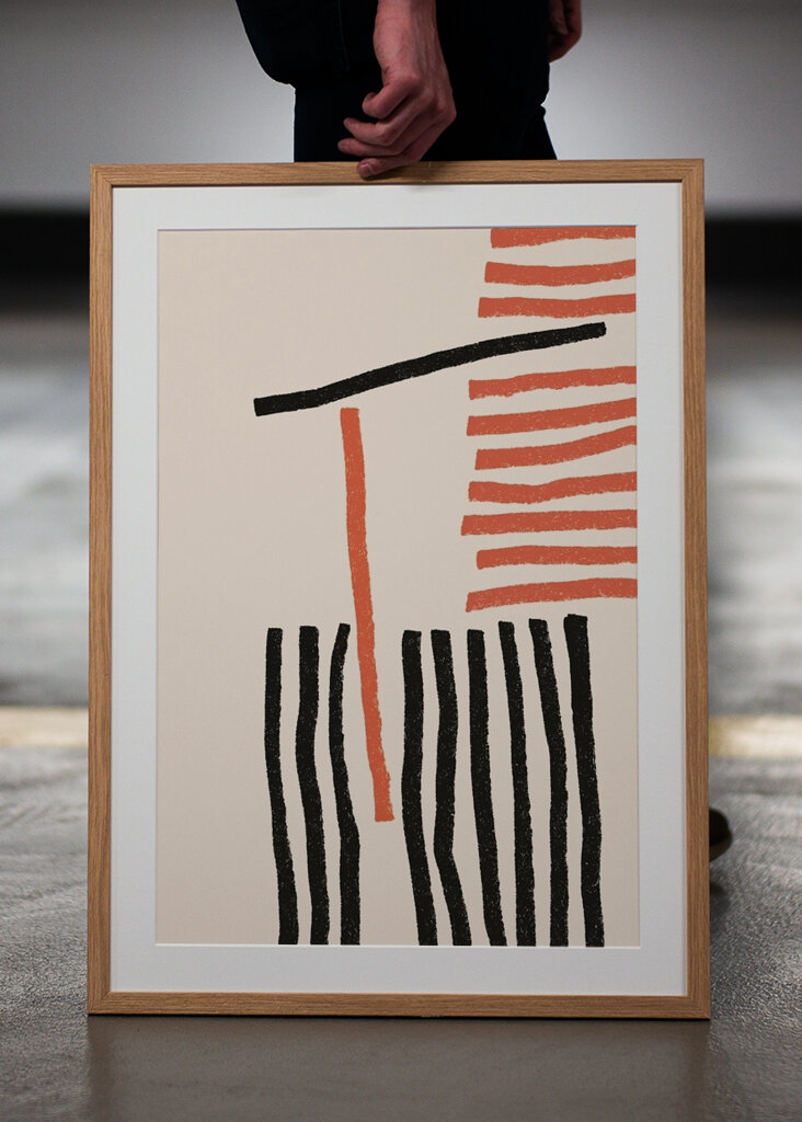 Kühne Strichzeichnungen