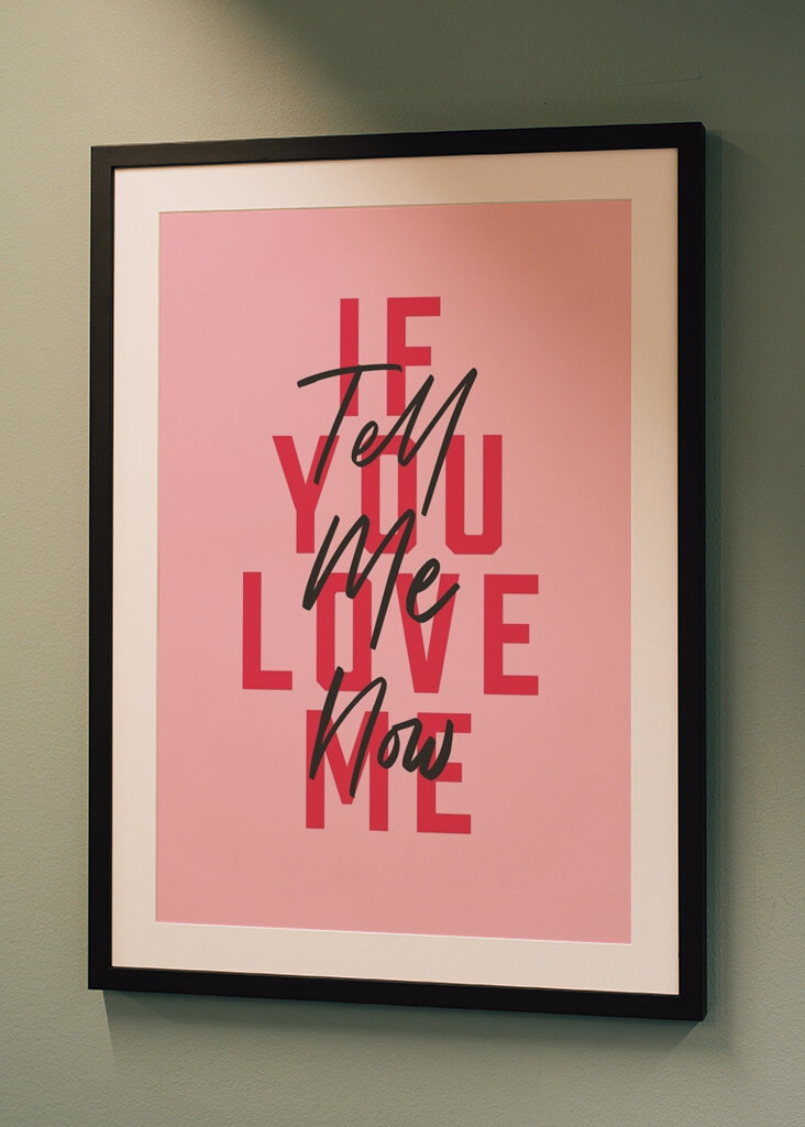 Love Me Art Print