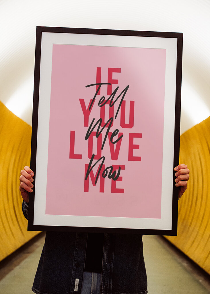Love Me Art Print