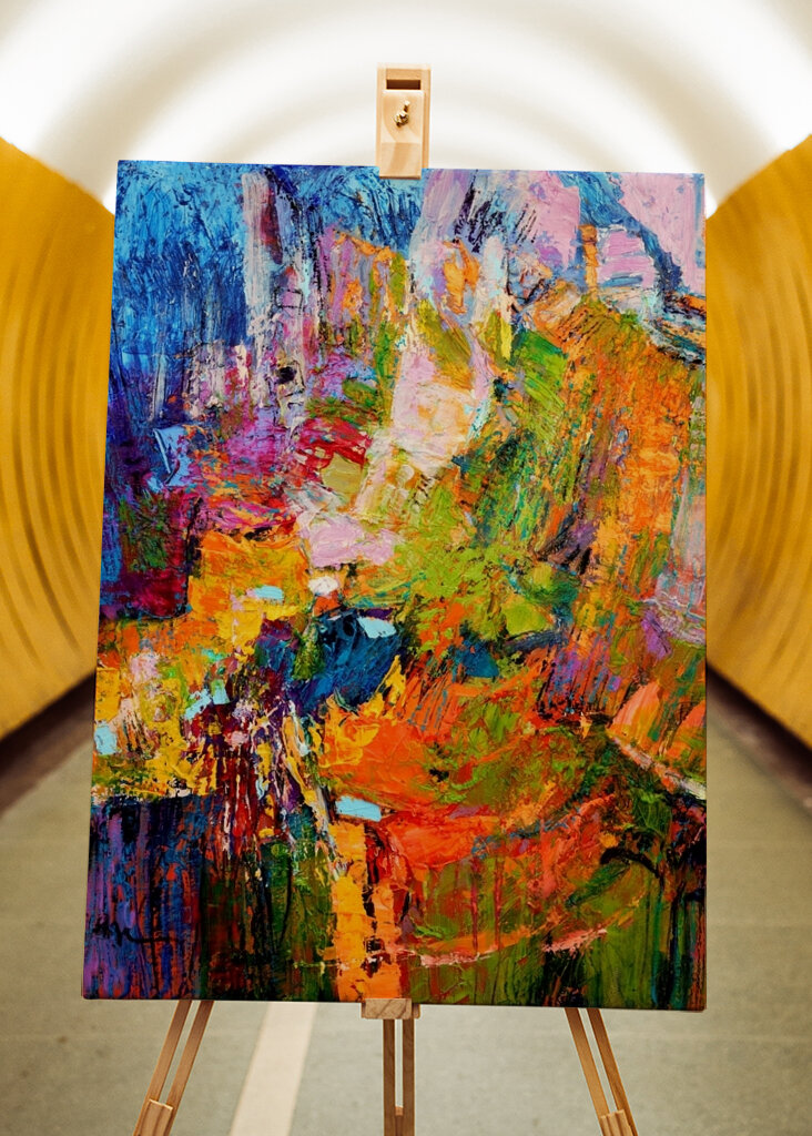 Vibrant Abstract Splash