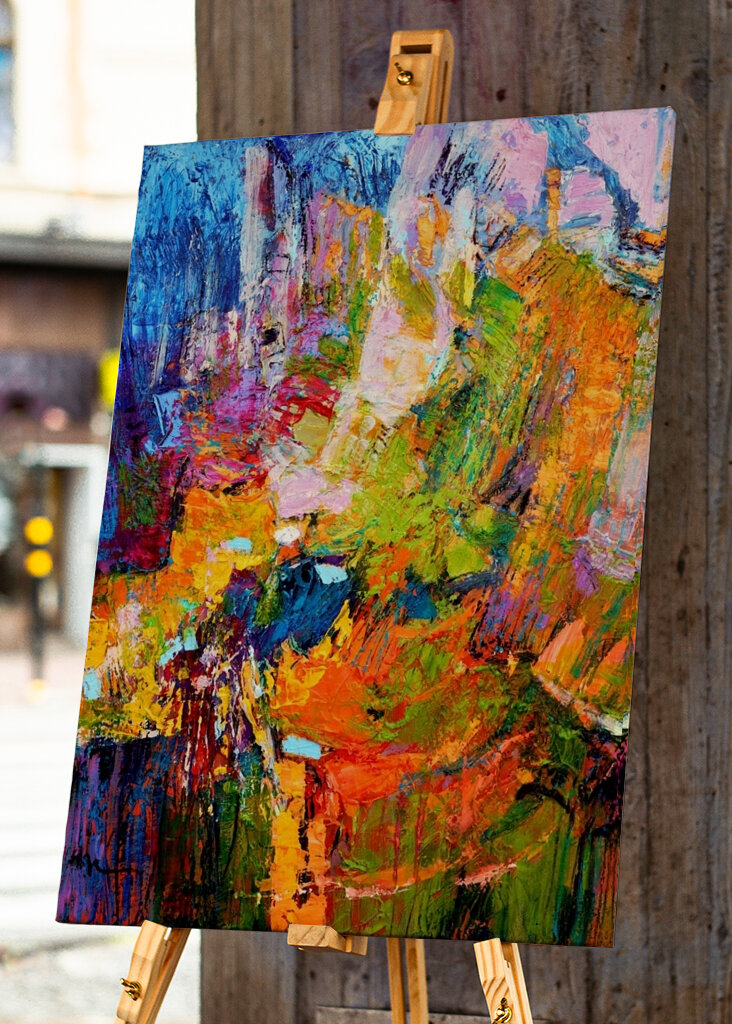 Vibrant Abstract Splash