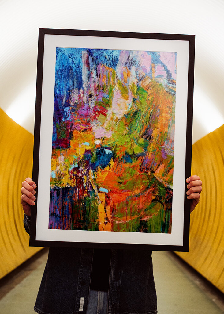 Vibrant Abstract Splash