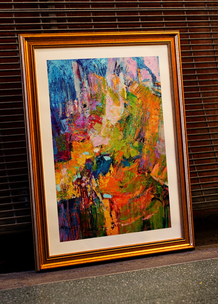 Vibrant Abstract Splash