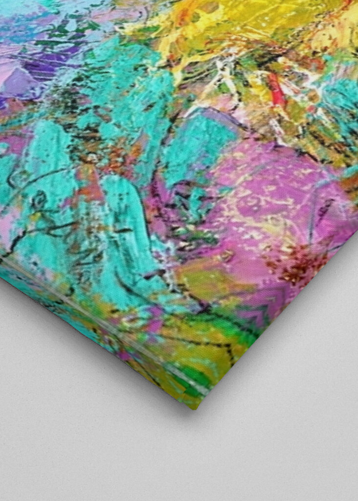 Vibrante felicidad abstracta