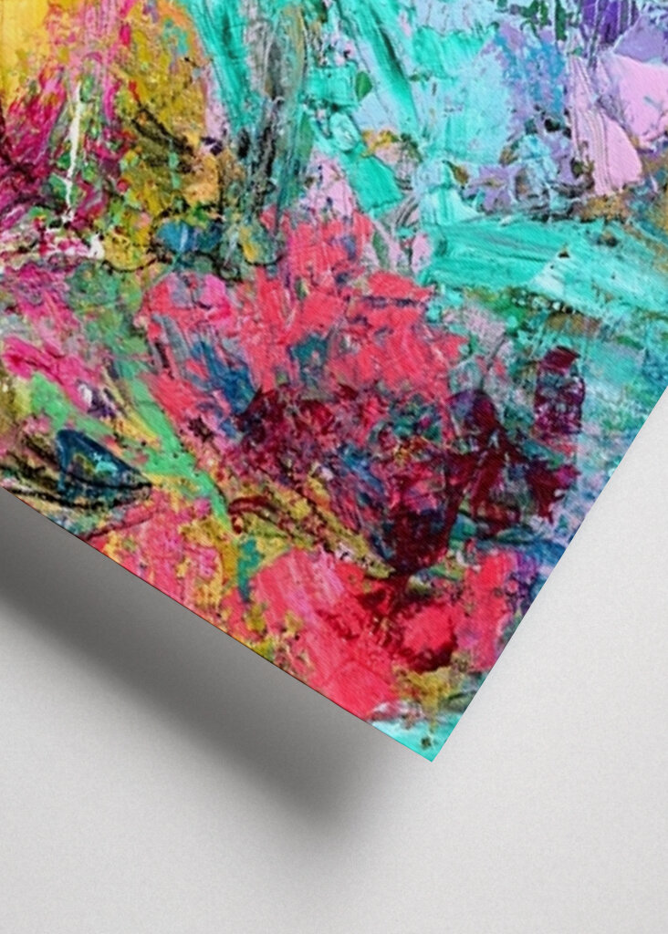 Vibrante felicidad abstracta