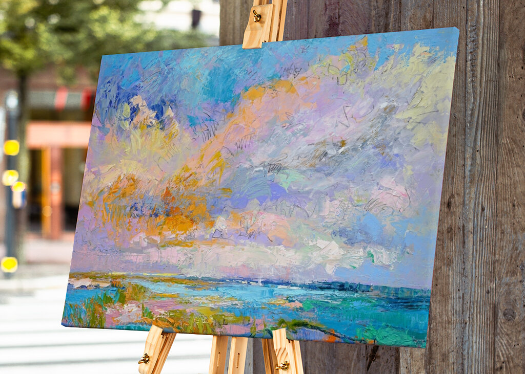 Lebendige Himmelsmalerei