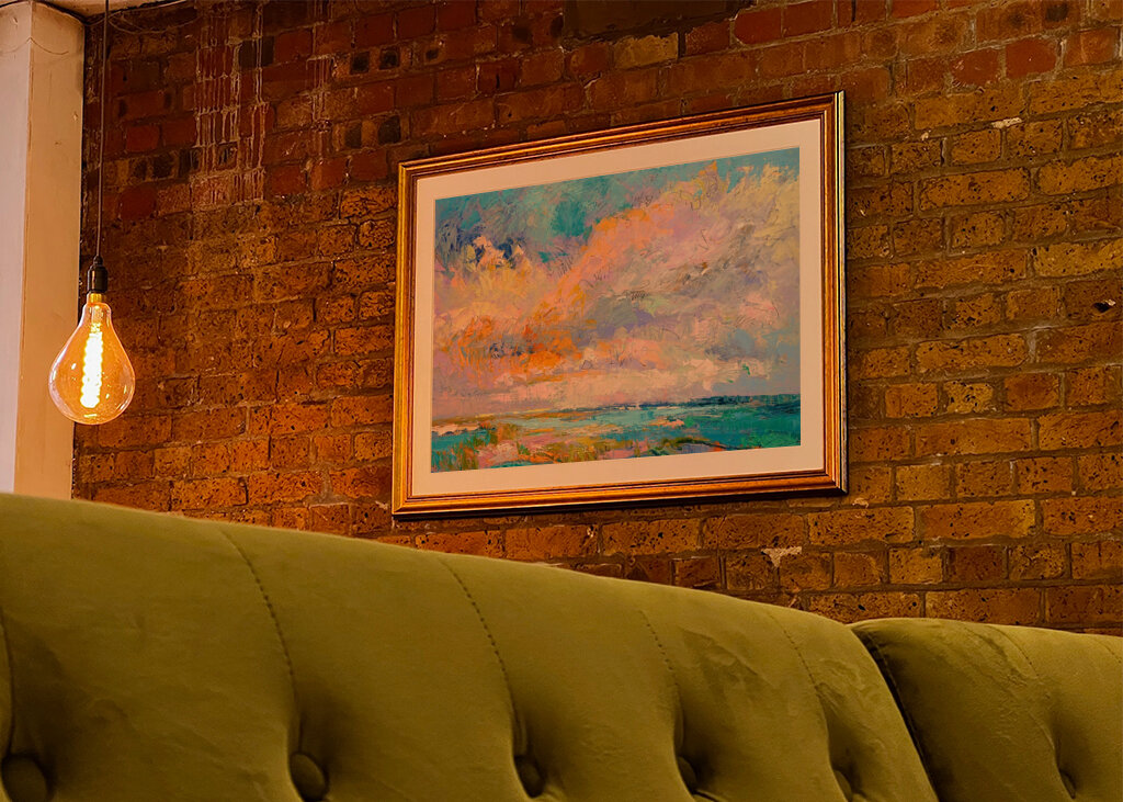 Lebendige Himmelsmalerei