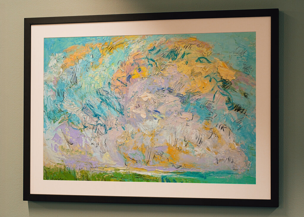 Lebendiger abstrakter Himmel